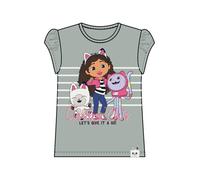 NAME IT Nmfmaria Gabby SS Top Box Sky pour Fille, Aqua Gray, 98