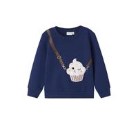 NAME IT Nmfnora Sweat Bru Box, Impression Bleue., 98