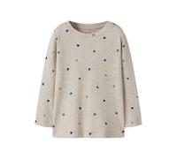 Name IT Nmfnutti Ls Top Noos Nmfnutti Ls Top Noos pour Fille (1 pièce), Mélange Peyote., 122-128