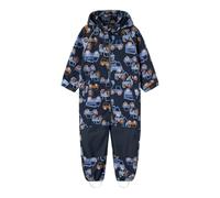NAME IT Nmmalfa08 Aop1 Fo Noos Combinaison Softshell Pluie, Bleu, 98 Garçon