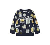 NAME IT Nmmjazy Pokemon Nreg Sweat Unb Sky, Blazer Bleu Marine, 104 Garçon