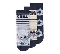 NAME IT Nmmjermaine Stitch 3P Sock Wdi, Vieux bleu, 25-27