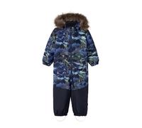 NAME IT NMMSNOW10 Suit Line AOP FO Combinaison de Neige, Dark Sapphire/AOP:Landscape, 92 Garçon