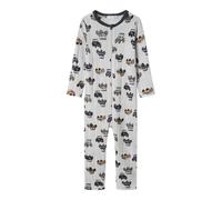 NAME IT NMMWANG Wool Needle Nightsuit Noos Dors Bien, Grau, 104 Garçon