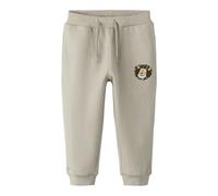 Name IT Pant Nmmsaku Nreg SWE Bru Pantalon, Doublure argentée, 98 Garçon
