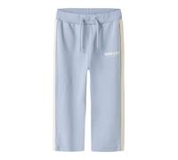 NAME IT Pantalon bleu pastel / jaune clair / blanc, Taille 116