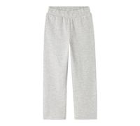 Name IT Pantalon de Jogging Coupe Droite pour garçon, Gris Clair chiné, 146