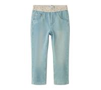 NAME IT Pantalon 'NMFSalli' beige / bleu clair, Taille 116