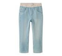 NAME IT Pantalon 'NMFSalli' beige / bleu clair, Taille 122