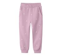 NAME IT Pantalon 'NMFValba' rose / blanc, Taille 110