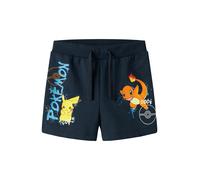 NAME IT Pantalon 'NMMMumi Pokemon' bleu marine / azur / jaune / orange, Taille 80