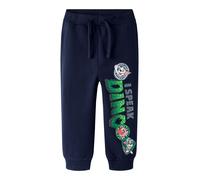 NAME IT Pantalon 'Paw Patrol' bleu marine / gris basalte / vert / blanc, Taille 92