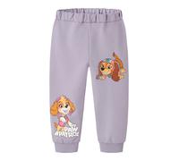 NAME IT Pantalon 'Paw Patrol' umbra / violet clair / orange / blanc, Taille 98