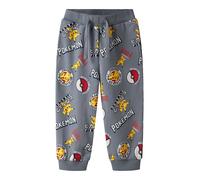 NAME IT Pantalon 'Pokémon' jaune / gris basalte / rouge, Taille 92