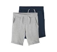 NAME IT Pantalon 'Vermo' bleu marine / gris chiné, Taille 116