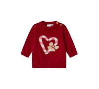 NAME IT Pull-over 'NBFREAMO' noisette / rose clair / rouge / blanc, Taille 62