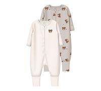 Name It Pyjama à Manches Longues Pumice Bear 2 Unités