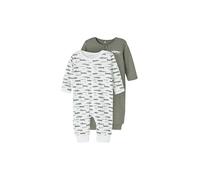 NAME IT Pyjama bébé grenouillère lot de 2 blanc | 50
