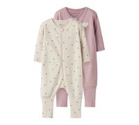 Name It Heart Long Sleeve Pyjama 2 Units Beige,Rose 6 Months Fille