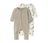 Name It Animal Long Sleeve Pyjama 2 Units Beige 2 Months Enfants