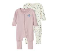 NAME IT Pyjama crème / bleu clair / vert / rose ancienne, Taille 74