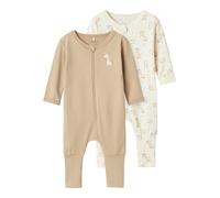 NAME IT Pyjama crème / camel, Taille 50