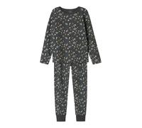 NAME IT Pyjama 'IRON SPACE' jaune / anthracite / menthe / blanc cassé, Taille 98