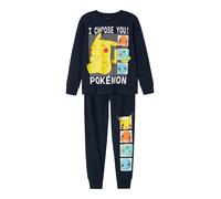 Name It Abel Pokemon Long Sleeve Pyjama Bleu 7-8 Years Garçon
