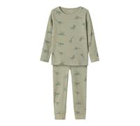 NAME IT NMMNIGHTSET Agave Green Dino Rib Noos Ensemble de Nuit, 98-104 Garçon