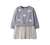 NAME IT Robe lavande / blanc, Taille 104