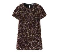 NAME IT Robe 'NKFRunica' or / or rose / noir, Taille 140
