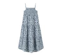 NAME IT Robe 'NKFVinaya' bleu clair / bleu foncé / jaune clair / rose, Taille 134