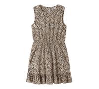 NAME IT Robe 'NKFVinaya' mastic / écru / marron / noir, Taille 152