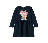 Name it mini Robe Nmfdyma Pawpatrol LS pour Fille, Dark Sapphire, 92