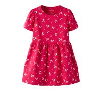 NAME IT Robe 'NMFFILLA' écru / canneberge / blanc, Taille 122