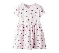 NAME IT Robe 'NMFFILLA' rose / bordeaux / noir, Taille 122