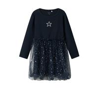 NAME IT Robe 'NMFrarana' bleu / marine / violet / argent, Taille 92