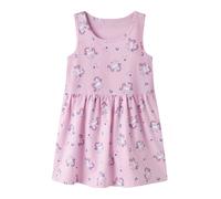 NAME IT Robe 'NMFVINEO' bleu clair / rose / rose ancienne / blanc, Taille 122
