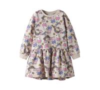 NAME IT Robe 'Peppa Wutz' beige chiné / saphir / rose / blanc, Taille 92