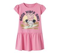 NAME IT Robe 'Peppa Wutz' mélange de couleurs / rose, Taille 104