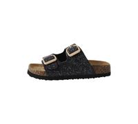NAME IT Sandales Nkfflora Noos pour femme, Imprimé noir pailleté, 33 EU