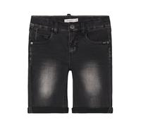 NAME IT Short en Jean pour garçon Coupe Slim, Jean Noir, 146 cm