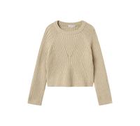 NAME IT Short Knit Pullover P Nkfrikine Ls Pull Court en Tricot P, Doeskin, 134-140 Fille