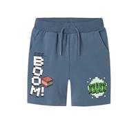 NAME IT Short Minecraft pour garçon, Blue Mirage., 128