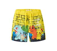 NAME IT Shorts de bain 'Pokémon' bleu / bleu clair / jaune / orange / noir, Taille 92