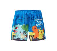 NAME IT Shorts de bain 'Pokémon' bleu / opal / jaune / orange, Taille 92