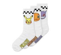 NAME IT Sock Nkmjanaka Pokemon 3P Chaussettes Sky, Blanc éclatant, 31-33 (Lot de 3) Garçon