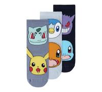NAME IT Sock Nmmnoris Pokemon 3P Chaussettes Sky, Blazer Bleu Marine, 22-24 (Lot de 3) Garçon