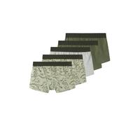 NAME IT Sous-vêtements gris chiné / olive / sapin / vert pastel, Taille 116
