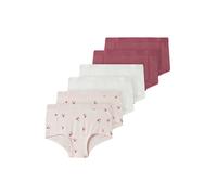 Name It Hipster Floral Panties 6 Units Blanc,Rose 4 Years Fille